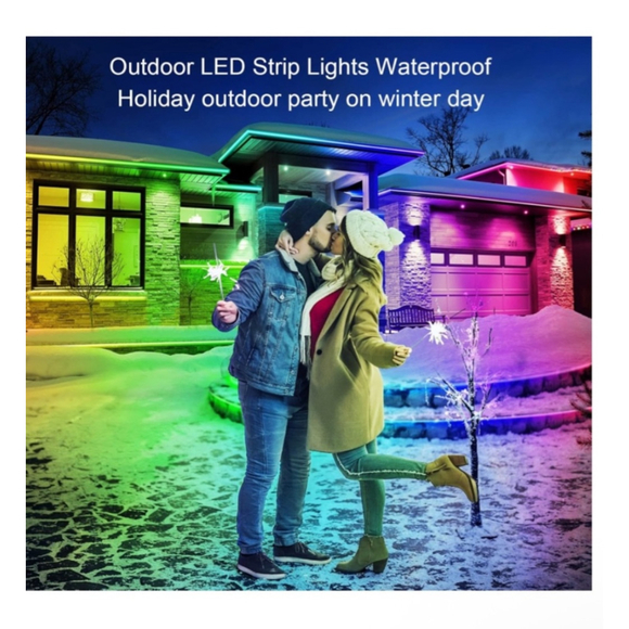 100ft. Multi-color Outdoor LED Strip Lights - Brand New in Package - Picture 3 of 6